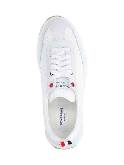 Shop Thom Browne Sneakers In White