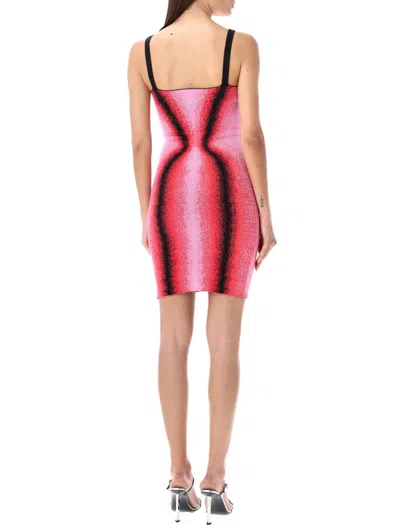 Shop Y/project Gradient Knit Mini Dress In Pink