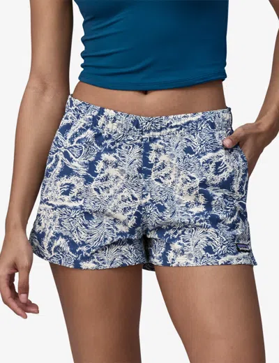 Shop Patagonia Women's Barely Baggies Crash Shorts (2.5in) In Blue