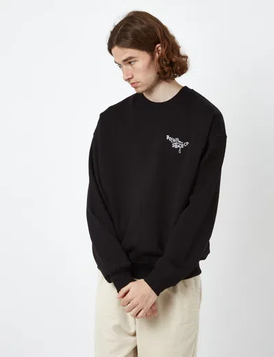 Shop Polar Skate Co . Ornament Logo Sweatshirt In Black