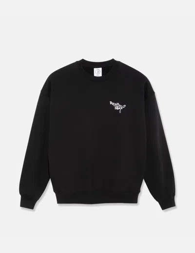 Shop Polar Skate Co . Ornament Logo Sweatshirt In Black