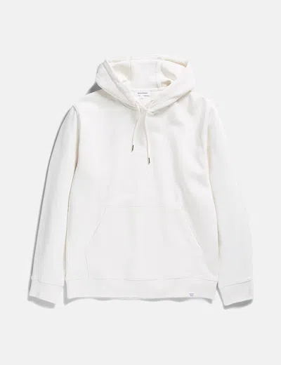 Shop Norse Projects Vagn Classic Hooded Sweatshirt In Ecru