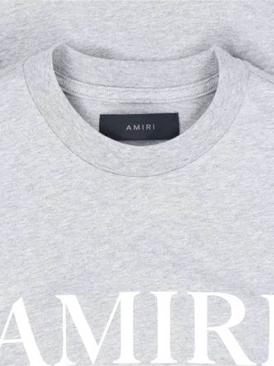 Shop Amiri T-shirts And Polos In Grey