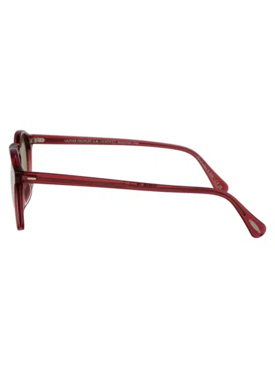 Shop Oliver Peoples Sunglasses In 17644c Translucent Rust