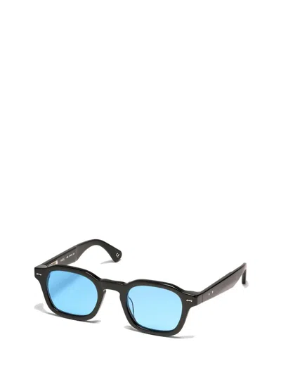 Shop Peter And May Sunglasses In Black / Blue