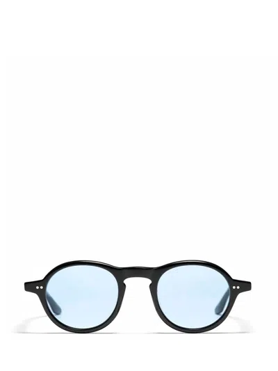 Shop Peter And May Sunglasses In Black / Bein Blue