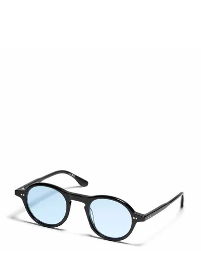 Shop Peter And May Sunglasses In Black / Bein Blue