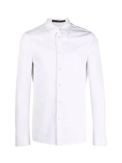 Sapio Cotton Poplin Shirt In White