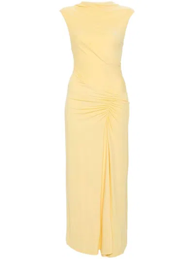 Shop Simkhai Acacia Dress In Yellow