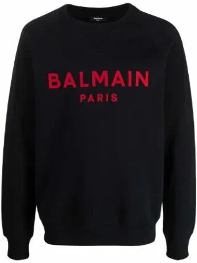 Shop Balmain Sweat-shirt In Black
