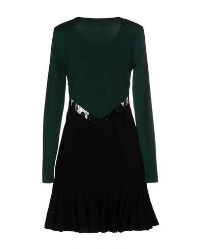 Shop Roberto Cavalli Short Dress In Green