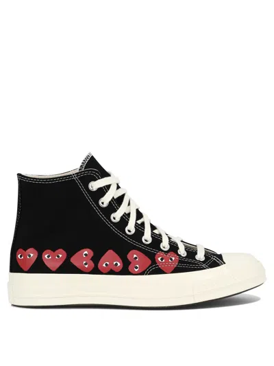 Shop Comme Des Garçons Play "converse X " Sneakers In Black