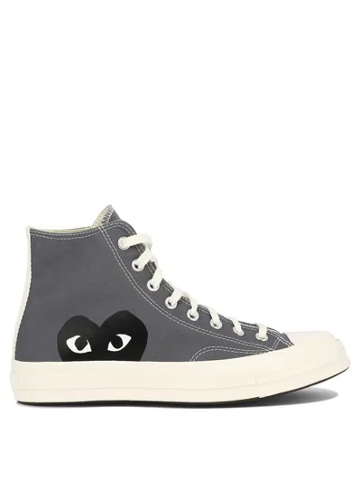 Shop Comme Des Garçons Play "converse X " Sneakers In Grey
