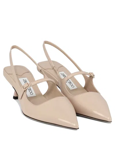 Shop Jimmy Choo "didi 45" Slingbacks In Pink