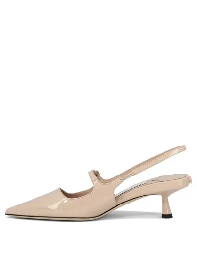 Shop Jimmy Choo "didi 45" Slingbacks In Pink