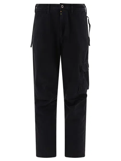 Shop Kapital "ringoman" Trousers In Black