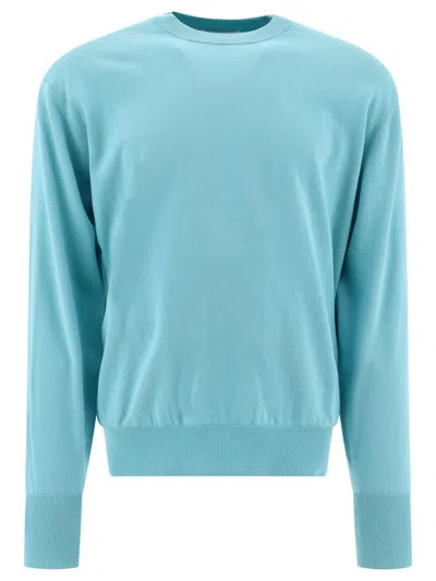 Shop Kaptain Sunshine Cotton Sweater In Blue