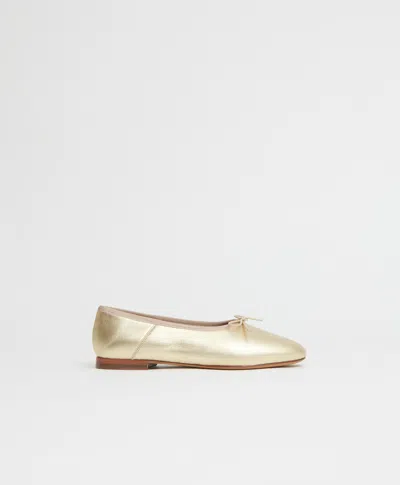 Mansur Gavriel Dream Ballerina Flats Gold In Gold