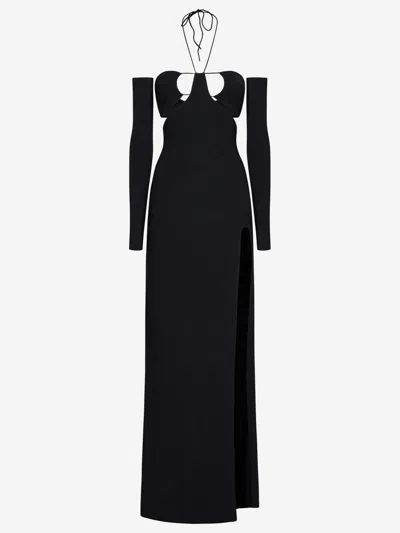 Shop Amazuìn Lea Long Dress In Black