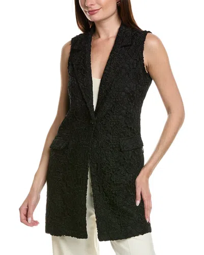 Shop Nanette Lepore Fanciful Crotchet Lace Mini Dress In Black