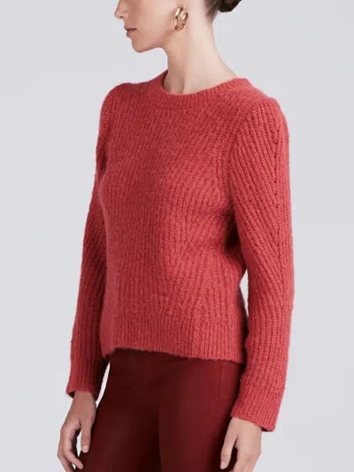 Shop Derek Lam 10 Crosby Ryan Pullover Sweater In Rhubarb In Pink