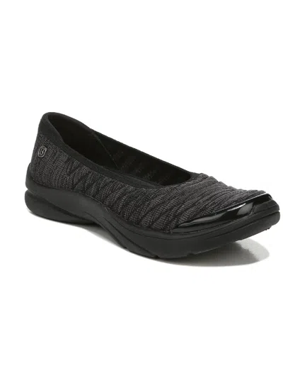 Shop Bzees Legato Womens Knit Slip On Casual Shoes In Black