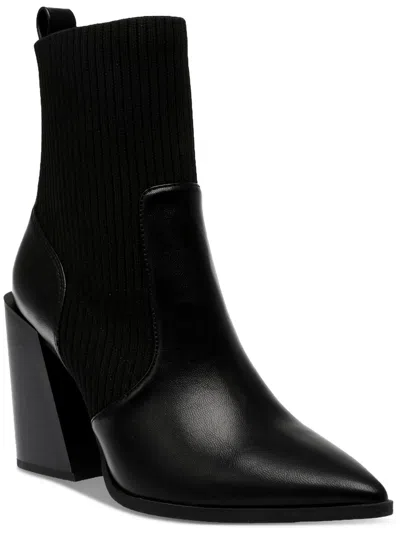 Wild Pair Trinityy Womens Faux Leather Ankle Booties In Multi