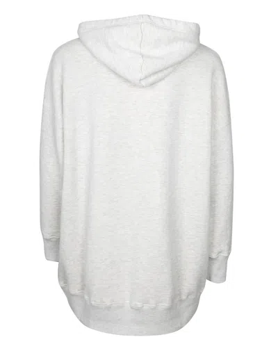 Autry Oversized Sweatshirt With Hood In Melange