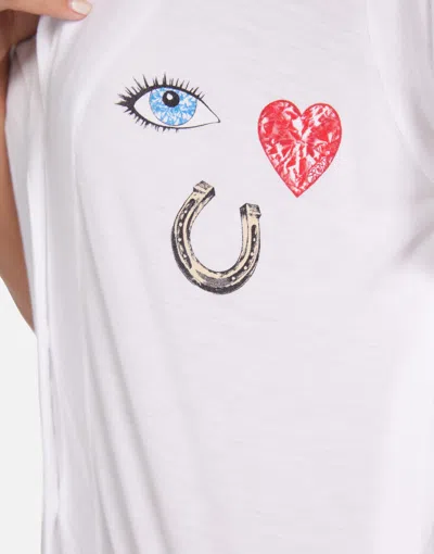 Lauren Moshi Waverly I Love U In White