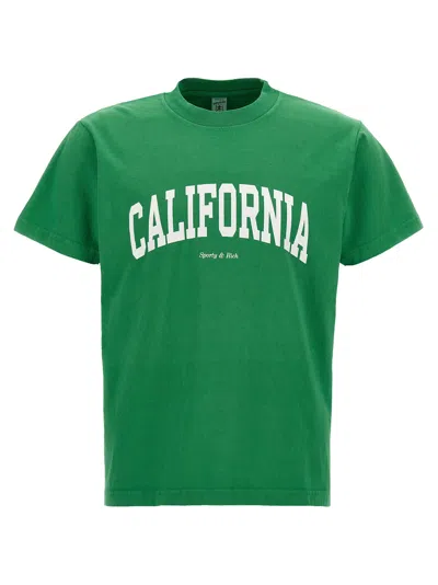 Shop Sporty And Rich California T-shirt In Green