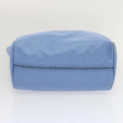 Shop Gucci Soho Blue Canvas Tote Bag ()