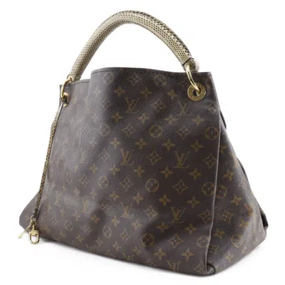 Pre-owned Louis Vuitton Artsy Brown Canvas Shoulder Bag ()