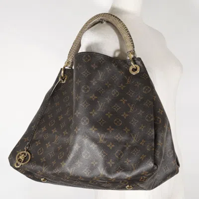 Pre-owned Louis Vuitton Artsy Brown Canvas Shoulder Bag ()