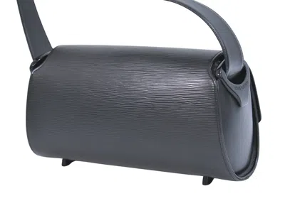 Pre-owned Louis Vuitton Nocturne Black Leather Shoulder Bag ()
