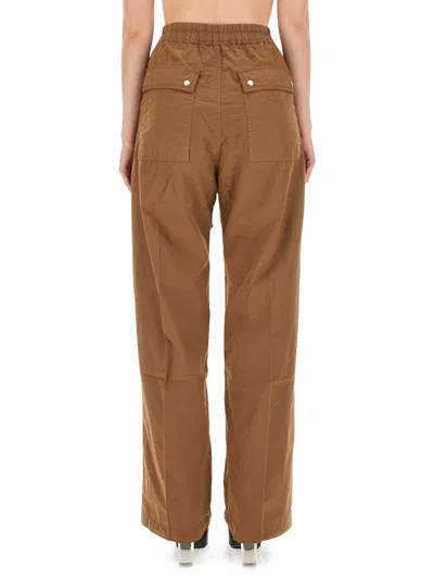 Shop Rick Owens Drkshdw Cotton Pants In Brown