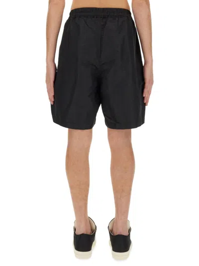 Shop Rick Owens Drkshdw Nylon Bermuda Shorts In Black