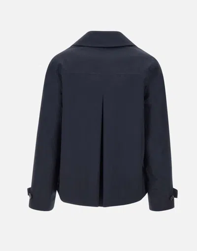 Shop Woolrich Havice Classic Twill Cotton Jacket Navy Blue