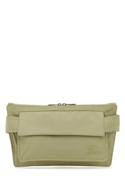 Shop Burberry Shoulder Bags In Green