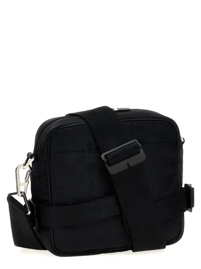 Shop Burberry Check Shoulder Strap Crossbody Bags Black
