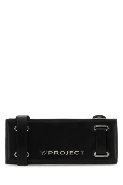 Shop Y/project Y Project Handbags. In Black