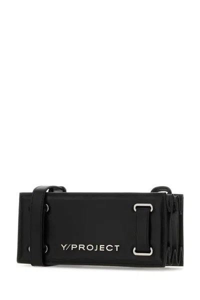 Shop Y/project Y Project Handbags. In Black