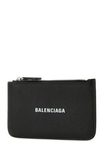 Shop Balenciaga Woman Portafoglio In Black
