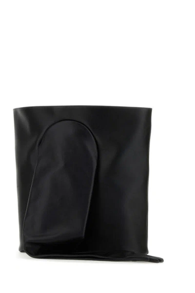 Shop Balenciaga Woman Black Leather Large Glove Shoulder Bag