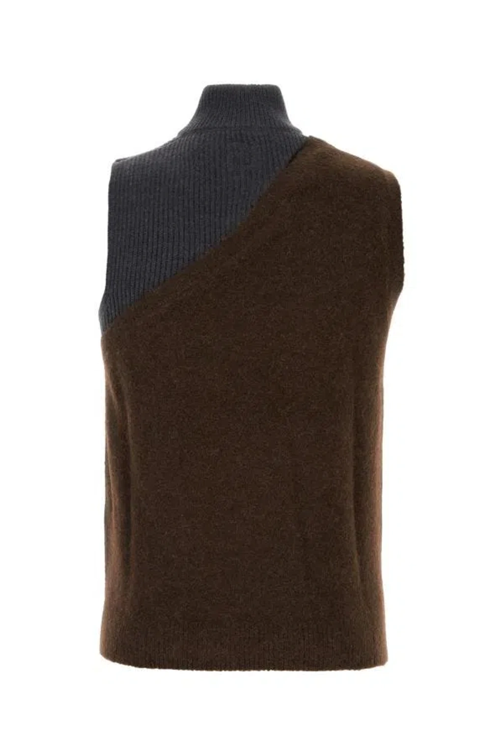 【送料&関税込】Fendi Alpaca And Wool Waistcoat Fendi Multicolour Alpaca And Wool Gilet In Brown | ModeSens
