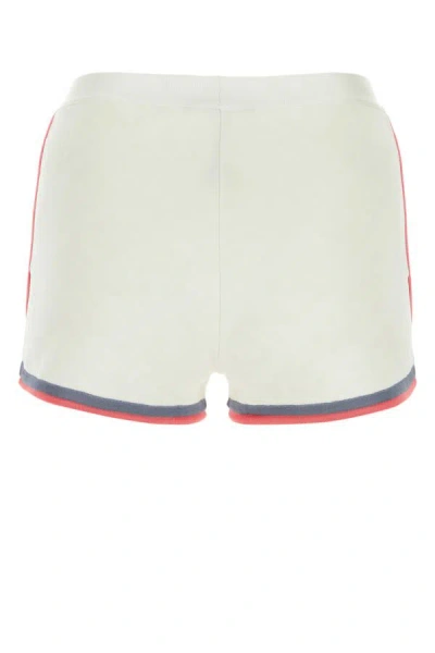 Shop Fendi Woman Shorts In White