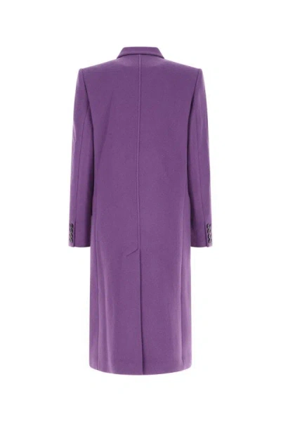 Shop Isabel Marant Woman Purple Wool Blend Enarryli Coat