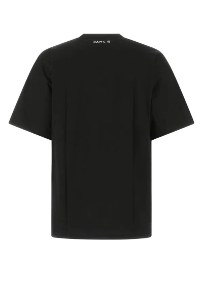 Shop Oamc Man Black Cotton Oversize T-shirt