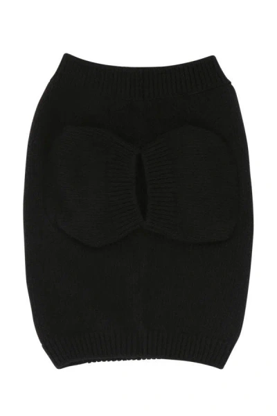 Shop Prada Unisex Black Wool Blend Dog Sweater