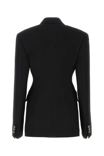 Shop Prada Woman Black Wool Blend Blazer