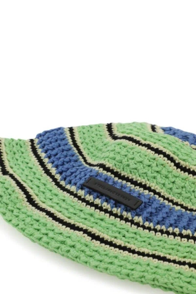 Shop Stella Mccartney Woman Embroidered Crochet Hat In Multicolor